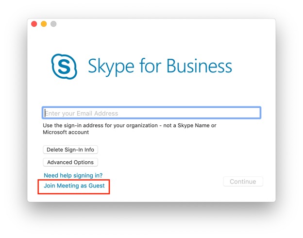 skype for business mac yosemite